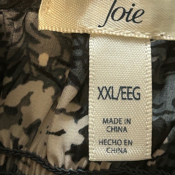 Joie sleeveless flowy top. Size XXL NWT - Picture 5 of 9